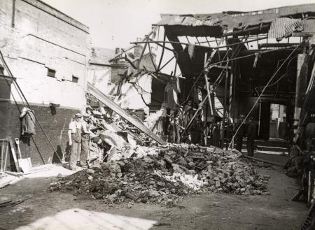 Bowles Road, Old Kent Road Bus Garage, air raid damage..png