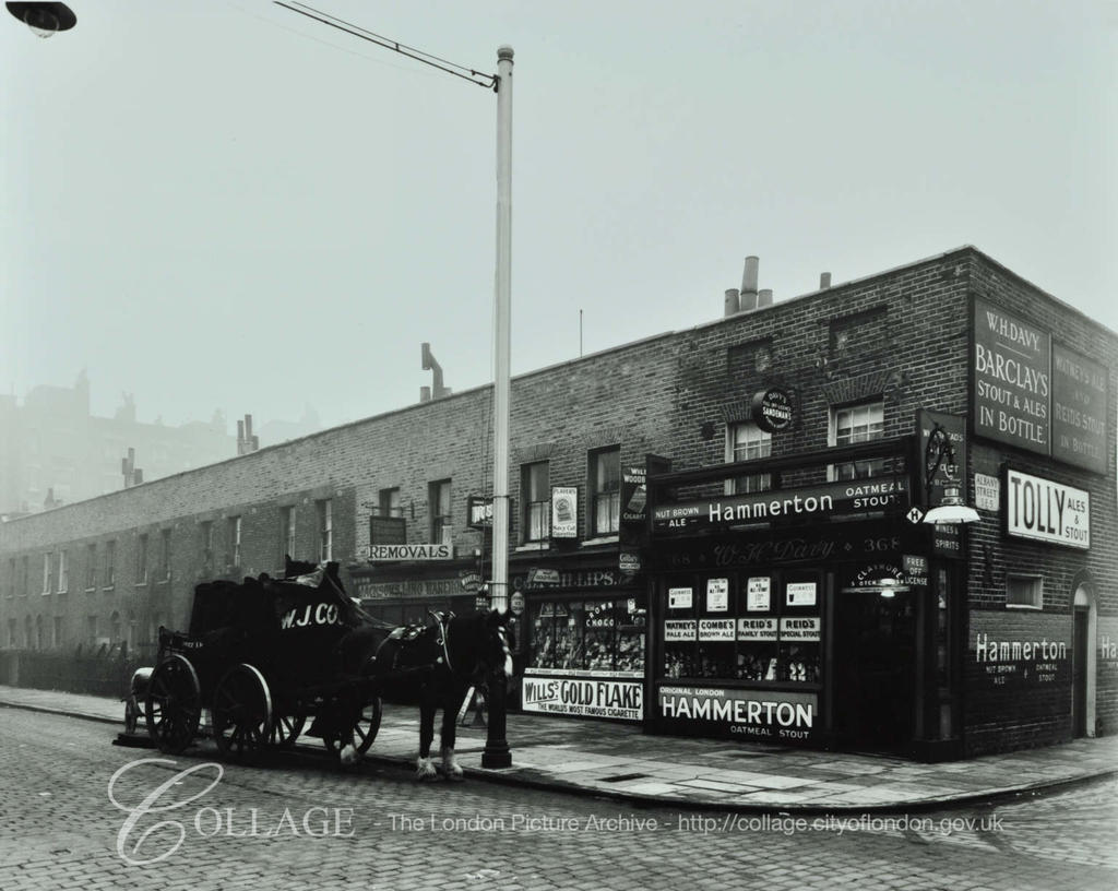 Albany Road, 1936. Albany Street right and no longer there was more or less opposite Canal Street.  X.png