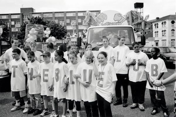 Bermondsey Square. Kids from the Blue, Bermondsey Carnival, Southwark, June 2000.  X.jpg
