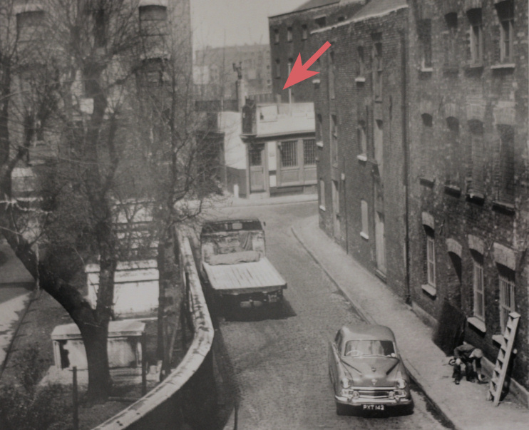 St Marychurch Street, looking towards the Mayflower Pub.  X.png