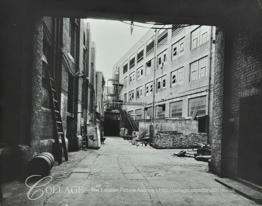The Grange, rear yard of the Grange Tannery, c1959. X.png
