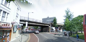 Elephant & Castle 2019, Short Street was otherside of the bridge. Elephant Road is on right by the bridge.2019.  X.png