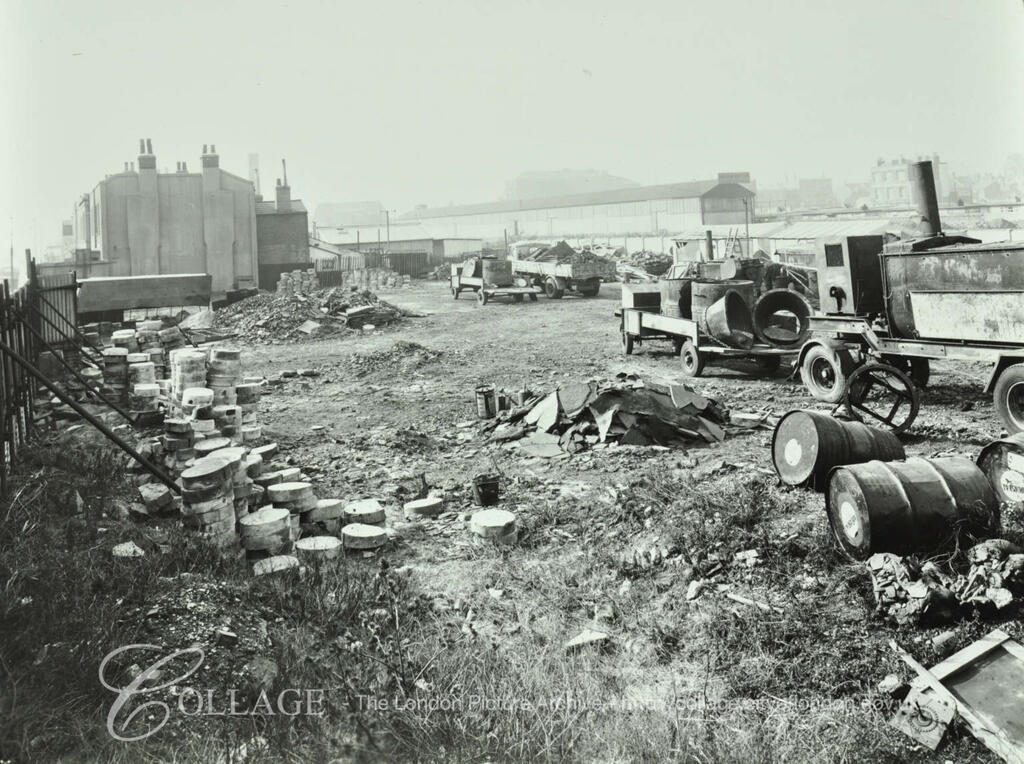 St Georges Way, view from corner of Trafalgar Avenue c1954. X.png