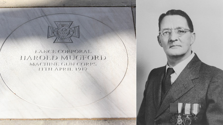 Corporal Harold Mugford VC. WW1. Keetons Road Bermondsey.   X.png