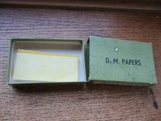 WW2 British ARP Wardens box of DM papers used for anti-gas testing.   X.png