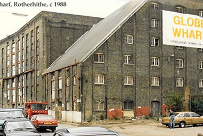 Rotherhithe Street, Globe Wharf c1988.   X.png