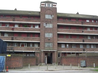 Old Jamaica Road, Bermondsey, Giles House before It was demolished.   X.jpg