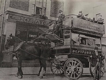 Horse Tram, Deptford via Tooley Street & Lower Road.   X.png