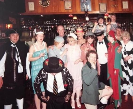 Bermondsey Wall East, a Fancy Dress Party at The Old Justice Pub, 1980-1981 Period. X.png