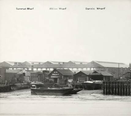 Rotherhithe Street, Somerset Wharf, Albion Wharf and Danzic Wharf, 1937.  X.png