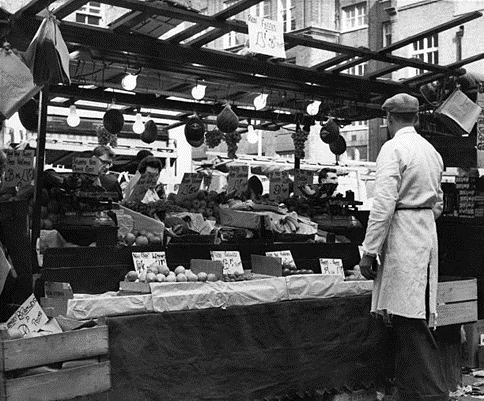 East Street Market, Greengrocers stall c1965.  X.png