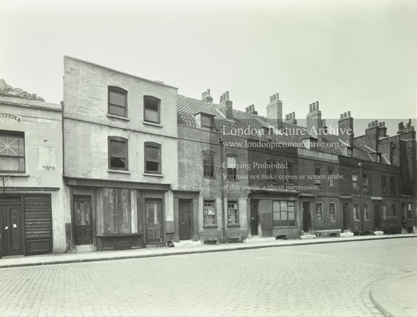 Paradise Street, Bermondsey. numbers 53-61, c1942.   X.png
