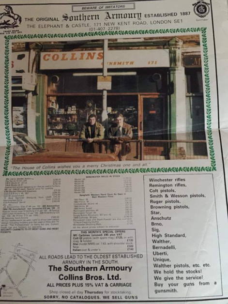New Kent Road, The Southern Armoury. Tom Collins with Lewis Collins from the Professionals.  X.png